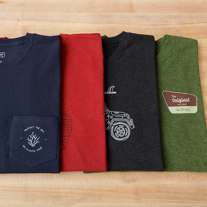 public-lands-t-shirt-o7 klean_shirt_all_designs_outlayed_lifestyle.jpg
