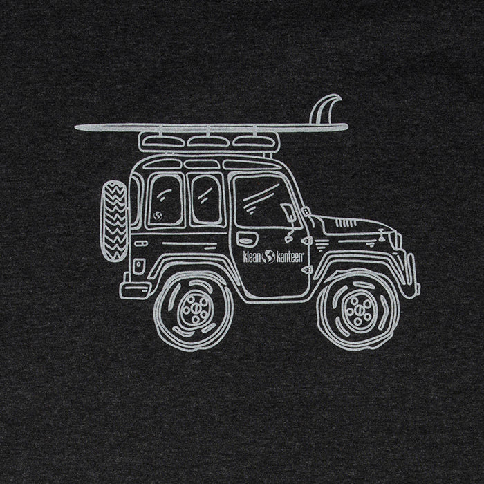 adventure-vehicle-t-shirt-c3 klean_shirt_jeep_front_closeup_lifestyle.jpg